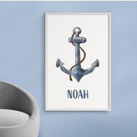 Poster Anker | Personalisiert Print von Bilderkram