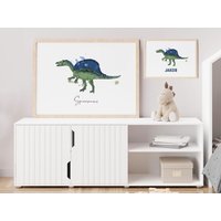 Poster Dinosaurier | Spinosaurus Personalisiert Print von Bilderkram