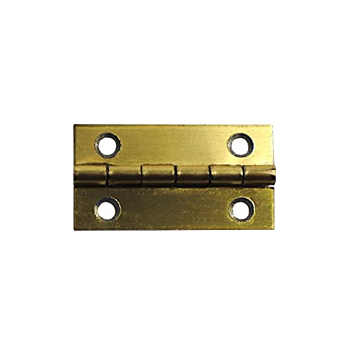 10 Stück Klapp-Scharnier 15x30 mm in gold mit je 2 Befestigungspunkten 10 Stück Klapp-Scharnier 15x30 mm in gold mit je 2 Befestigungspunkten von Bilderrahmen Neumann