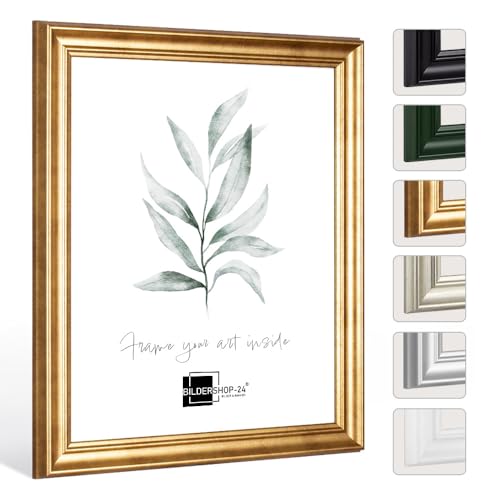 Bilderrahmen Barockrahmen Nepal 80x121cm (PUZZLEFORMAT) Blattgold von Bildershop-24