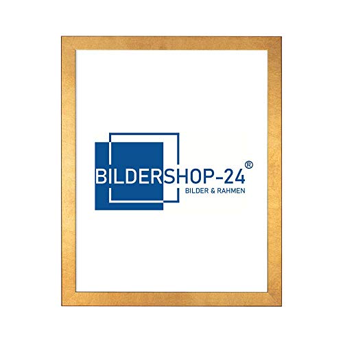 Bilderrahmen London in Blattgold mit Acrylglas ANTIREFLEX/ENTSPIEGELT 59.4 X 84 cm DIN A1 von Bildershop-24