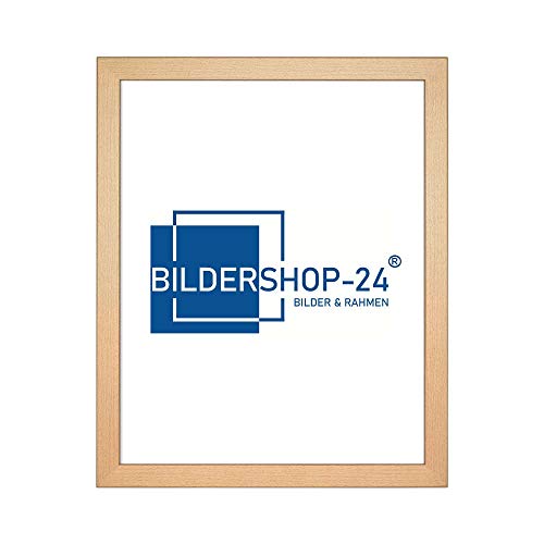 Bilderrahmen London in Holzoptik Buche Dekor mit Acrylglas ANTIREFLEX/ENTSPIEGELT 15 X 15 cm von Bildershop-24
