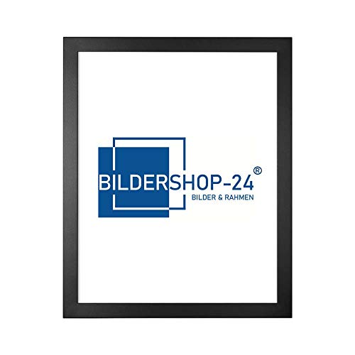 Bilderrahmen London in Schwarz (matt) mit Acrylglas 33 X 98 cm Poster Puzzle Rahmen Bilder von Bildershop-24