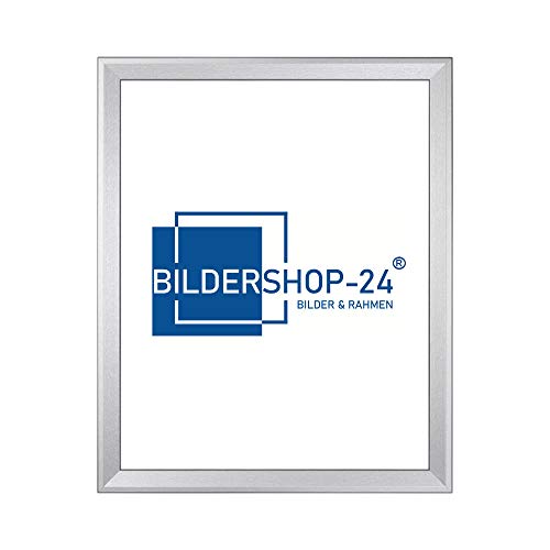 Bilderrahmen modern schmal PRIO 42X59,4cm (DIN A2) Alu geschliffen Rahmen für Bilder Urkunden Poster Farbe & Größe wählbar von Bildershop-24