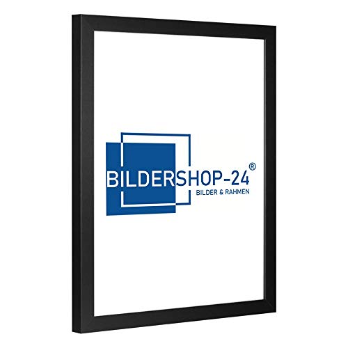 Bilderrahmen modern stabil RahmBig Schwarz 45 X 60 cm Rahmen für Bilder Urkunden Poster Farbe & Größe wählbar von Bildershop-24