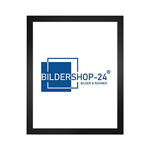 Bilderrahmen modern stabil RahmBig Schwarz 65 X 100 cm Rahmen für Bilder Urkunden Poster Farbe & Größe wählbar von Bildershop-24