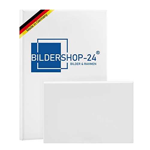 Bildershop-24 Bespannter Keilrahmen (unbedruckt), 25x100cm, 250g/m² (100% PES), 18 mm (Standard) von Bildershop-24