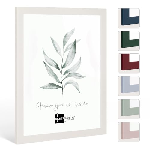 Bildershop-24 Bilderrahmen modern stabil Paris ANTIREFLEX Magnolie 45,7 X 60,9 cm Fotorahmen, Wechselrahmen, Posterrahmen, Puzzlerahmen von Bildershop-24