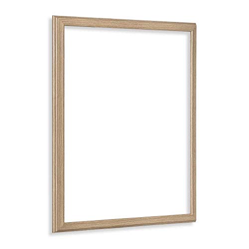 Bildershop-24 Leerrahmen (ohne Rückwand und Glas) Barockrahmen Kalypso 70 X 100 cm Eiche Natur Farbe und Größe wählbar von Bildershop-24