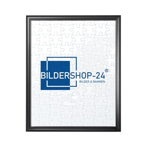 Bildershop-24 Puzzlerahmen KALYPSO Schwarz (matt) 50 x 70 cm (ca. 1000 Teile) von Bildershop-24