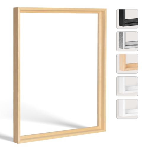Bildershop-24 Schattenfugen - Rahmen LEMGO 30x40cm Natur (unbehandelt) - 7 Farben 73 Formate von Bildershop-24