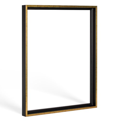Bildershop-24 Schattenfugenrahmen mit Schattenfuge Lemgo Rahmen für Keilrahmenbilder und Leinwände 30 X 30cm Schwarz Goldglanz Antik Bildershop-24 Schattenfugenrahmen mit Schattenfuge Lemgo Rahmen für Keilrahmenbilder und Leinwände 30 X 30cm Schwarz Goldglanz Antik von Bildershop-24