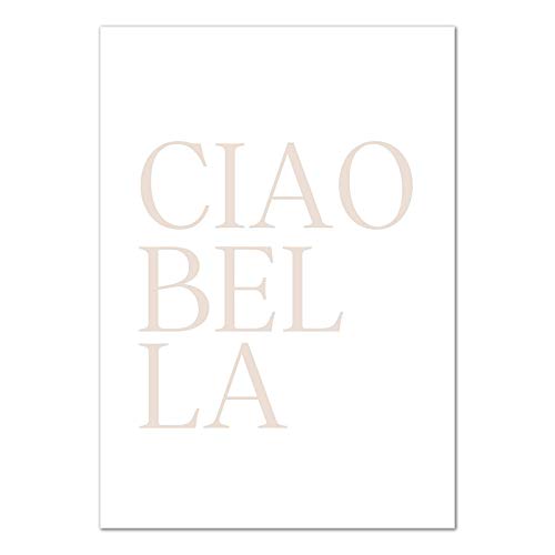 Kunstdruck Poster Bild Druck Motiv: Ciao Bella 21x29.7 cm von Bildershop-24