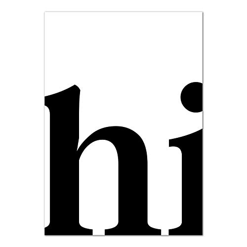 Kunstdruck Poster Bild Druck Motiv: " Hi " 40x60 cm von Bildershop-24