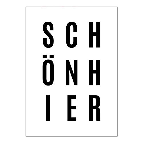 Kunstdruck Poster Bild Druck Motiv: " Schönhier " 21x29.7 cm von Bildershop-24