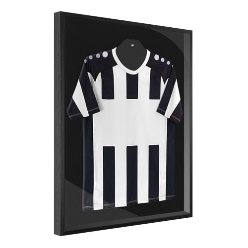 Objektrahmen Trikotrahmen VARIO inkl. Bügel und Passepartout 70x100cm Schwarz (lackiert) von Bildershop-24