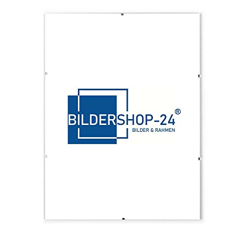 Rahmenloser Bilderrahmen Bildhalter Cliprahmen 42x59,4cm (DIN A2) Acrylglas von Bildershop-24
