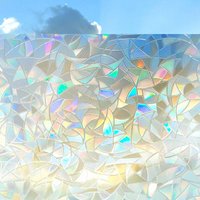 Micasia - 3D Regenbogen-Effekt Fensterfolie statisch haftend Größe HxB: 200cm x 90cm von MICASIA
