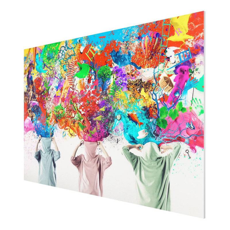 home24 Bild Brain Explosions I Forex-Hartschaumplatte Multicolor 120 x 80cm von home24