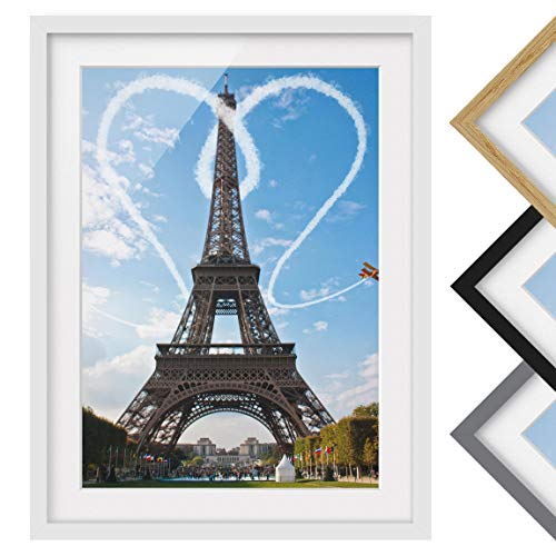 Bild mit Rahmen - Paris - City of Love - Rahmenfarbe Weiß, 40 x 30 cm Bild mit Rahmen - Paris - City of Love - Rahmenfarbe Weiß, 40 x 30 cm von Bilderwelten