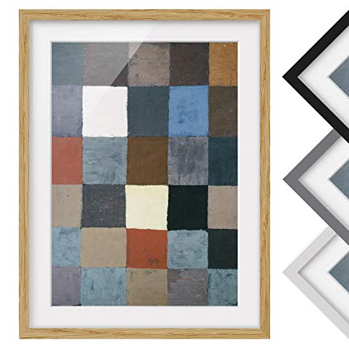 Bild mit Rahmen - Paul Klee - Farbtafel - Rahmenfarbe Eiche, 55 x 40 cm Bild mit Rahmen - Paul Klee - Farbtafel - Rahmenfarbe Eiche, 55 x 40 cm von Bilderwelten