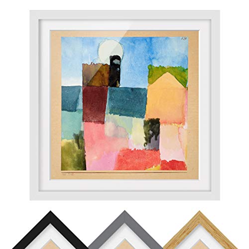 Bild mit Rahmen - Paul Klee - Mondaufgang - Rahmenfarbe Weiß, 50 x 50 cm Bild mit Rahmen - Paul Klee - Mondaufgang - Rahmenfarbe Weiß, 50 x 50 cm von Bilderwelten