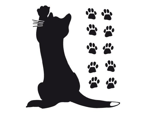 Bilderwelten Fensterfolie Fenstertattoo Kleine Katze Glas-Aufkleber Frosted 33 x 30cm Bilderwelten Fensterfolie Fenstertattoo Kleine Katze Glas-Aufkleber Frosted 33 x 30cm von Bilderwelten