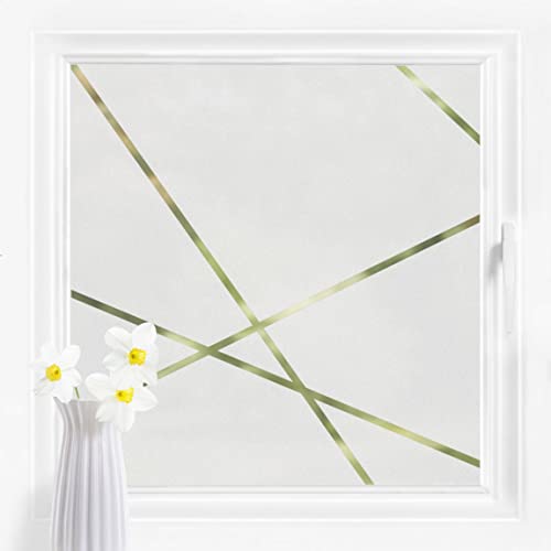 Bilderwelten Fensterfolie Sichtschutz Linien Muster 80 x 120 cm Milchglasfolie Sichtschutzfolie Fenster Folie Blickdicht Anti-UV Statisch Haftend Querformat Bilderwelten Fensterfolie Sichtschutz Linien Muster 80 x 120 cm Milchglasfolie Sichtschutzfolie Fenster Folie Blickdicht Anti-UV Statisch Haftend Querformat von Bilderwelten