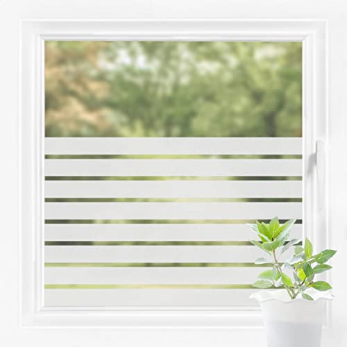 Bilderwelten Fensterfolie Sichtschutz Streifen Muster 100 x 100 cm Milchglasfolie Sichtschutzfolie Fenster Folie Blickdicht Anti-UV Statisch Haftend Quadrat Bilderwelten Fensterfolie Sichtschutz Streifen Muster 100 x 100 cm Milchglasfolie Sichtschutzfolie Fenster Folie Blickdicht Anti-UV Statisch Haftend Quadrat von Bilderwelten