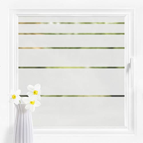 Bilderwelten Fensterfolie Sichtschutz Streifen Muster 60 x 200 cm Milchglasfolie Sichtschutzfolie Fenster Folie Blickdicht Anti-UV Statisch Haftend Querformat Bilderwelten Fensterfolie Sichtschutz Streifen Muster 60 x 200 cm Milchglasfolie Sichtschutzfolie Fenster Folie Blickdicht Anti-UV Statisch Haftend Querformat von Bilderwelten