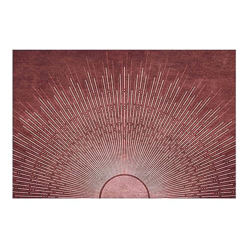 Bilderwelten Fototapete Abstrakt Boho Japan Sonne 190x288 cm Vlies-Tapete XXL Smart Wandtapete Wanddekoration Wohnzimmer Schlafzimmer von Bilderwelten