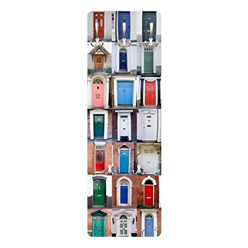 Bilderwelten Garderobe - 100 Türen, Größe HxB:119cm x 39cm von Apalis