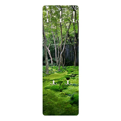 Bilderwelten Garderobe - Growing Trees - Grün, Größe HxB:119cm x 39cm von Apalis