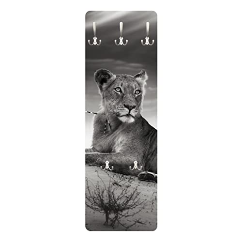 Bilderwelten Garderobe - Resting Lion, Größe HxB:119cm x 39cm von Apalis