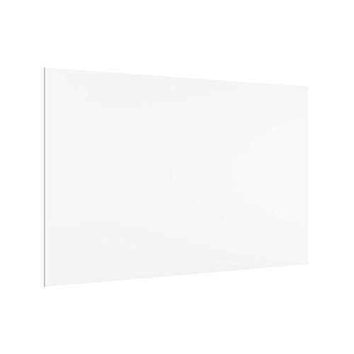 Bilderwelten Küchenrückwand aus Glas 40 x 60 cm Weiß Panorama Spritzschutzglas von Bilderwelten