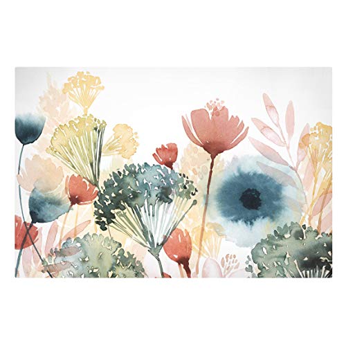 Bilderwelten Leinwandbild Holz-Keilrahmen - Wildblumen im Sommer I - Querformat 2:3 40 x 60cm von Bilderwelten