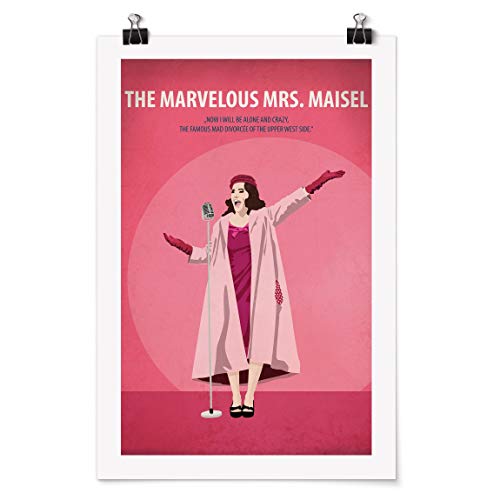 Bilderwelten Poster - Filmposter The Marvelous Mrs Maisel Matt 75 x 50cm von Bilderwelten