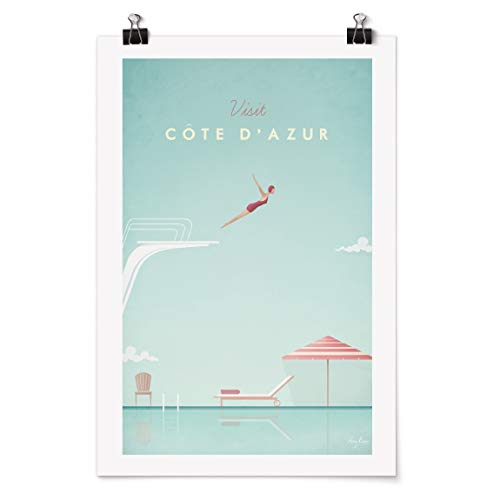 Bilderwelten Poster - Reiseposter - Côte d´Azur Matt 60 x 40cm Bilderwelten Poster - Reiseposter - Côte d´Azur Matt 60 x 40cm von Bilderwelten