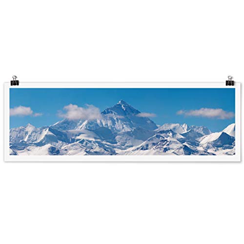 Bilderwelten Poster Wanddekoration Mount Everest Querformat Selbstklebend seidenmatt 20x60 cm Bilderwelten Poster Wanddekoration Mount Everest Querformat Selbstklebend seidenmatt 20x60 cm von Bilderwelten