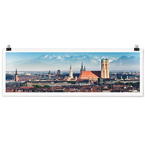 Bilderwelten Poster Wanddekoration München Querformat, Selbstklebend seidenmatt 20 x 60cm Bilderwelten Poster Wanddekoration München Querformat, Selbstklebend seidenmatt 20 x 60cm von Bilderwelten