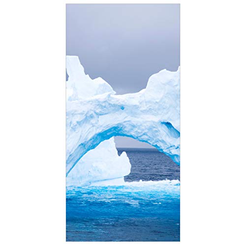 Bilderwelten Raumteiler Antarktischer Eisberg 250x120cm inkl. transparenter Halterung von Bilderwelten