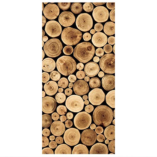 Bilderwelten Raumteiler Homey Firewood 250x120cm inkl. transparenter Halterung von Bilderwelten