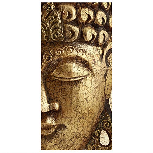 Bilderwelten Raumteiler Top Raumtrenner Vintage Buddha 250x120cm transp. Halterung von Bilderwelten