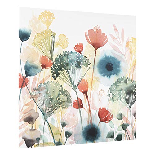 Bilderwelten Spritzschutz-Glas Fliesenersatz - Wildblumen im Sommer 59 x 60 cm von Bilderwelten
