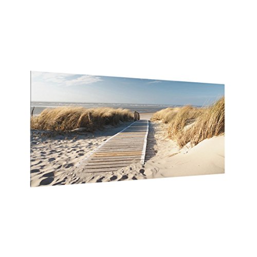 Bilderwelten Spritzschutz Glas - Ostsee Strand 40 x 80cm für Herd Spüle Arbeitsplatte Bilderwelten Spritzschutz Glas - Ostsee Strand 40 x 80cm für Herd Spüle Arbeitsplatte von Bilderwelten