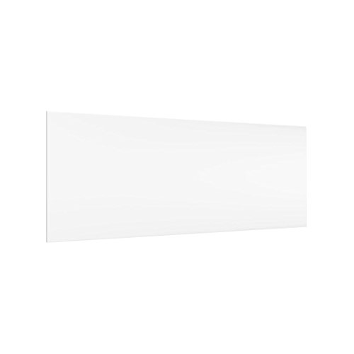 Spritzschutz Glas - Polarweiss - Panorama Quer, HxB: 40cm x 100cm von Bilderwelten