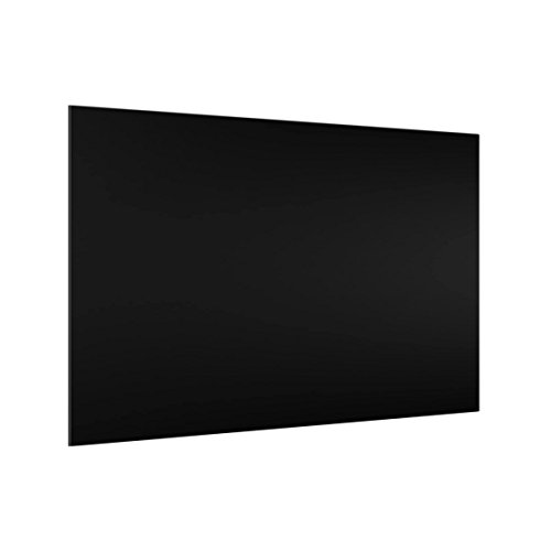 Bilderwelten 59 x 90 cm Glas Küchenrückwand Schwarz Spritzschutz Glasscheibe von Bilderwelten