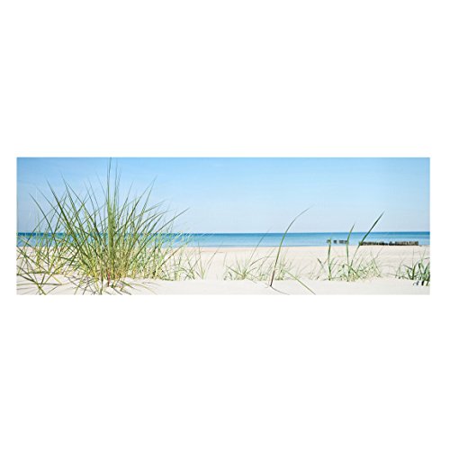 Bilderwelten Top Leinwandbild Maritim - Panorama 60 x 180cm, Ostseeküste von Bilderwelten