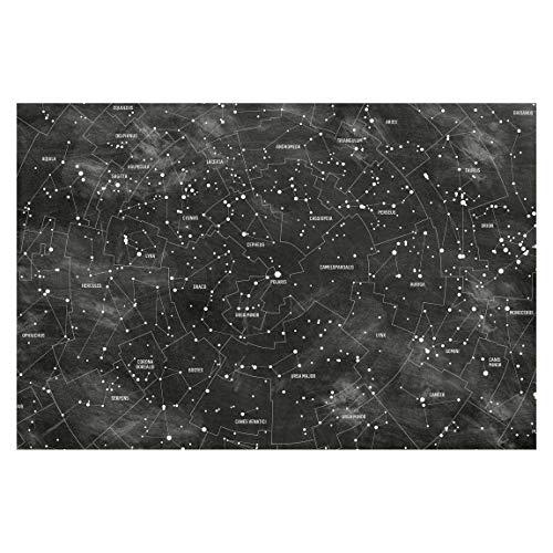 Bilderwelten Vliestapete Sternbild Karte Tafeloptik, HxB: 320cm x 480cm von Bilderwelten