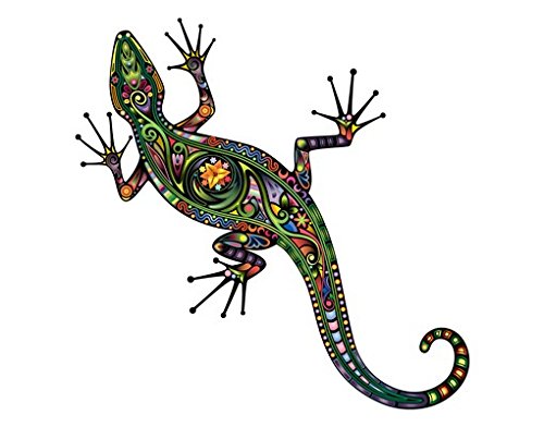 Bilderwelten Wandtattoo Gecko No.652 Geckomuster, Größe HxB:18cm x 30cm von Apalis